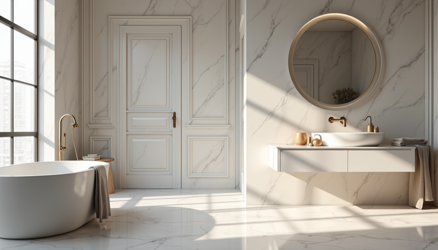 Innovación en materiales de construcción: lo último en Porcelanato y Engineered Marble